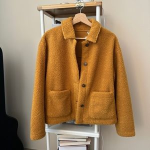Uniqlo fleece teddy jacket